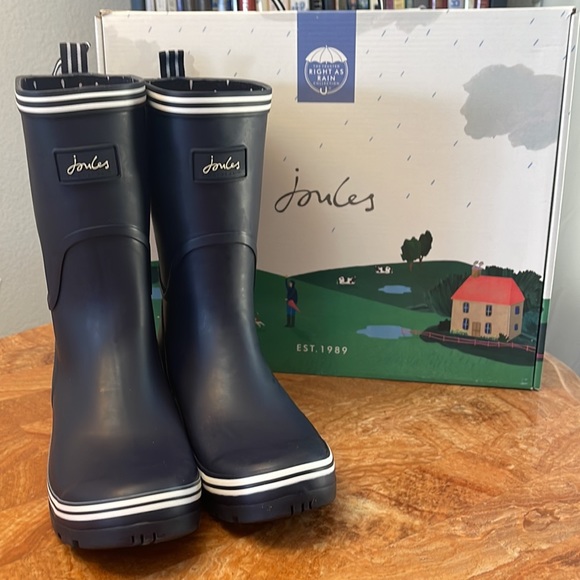 Joules Shoes Joules French Navy Molly Mid Height Rain Boot Zl84
